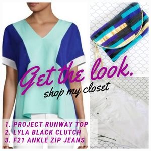 Project Runway Colorblock Top